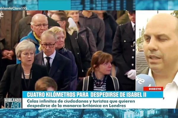 Harry Sardinas Becomes the First Spanish-Speaking Person to Pay Respects to Queen Elizabeth II